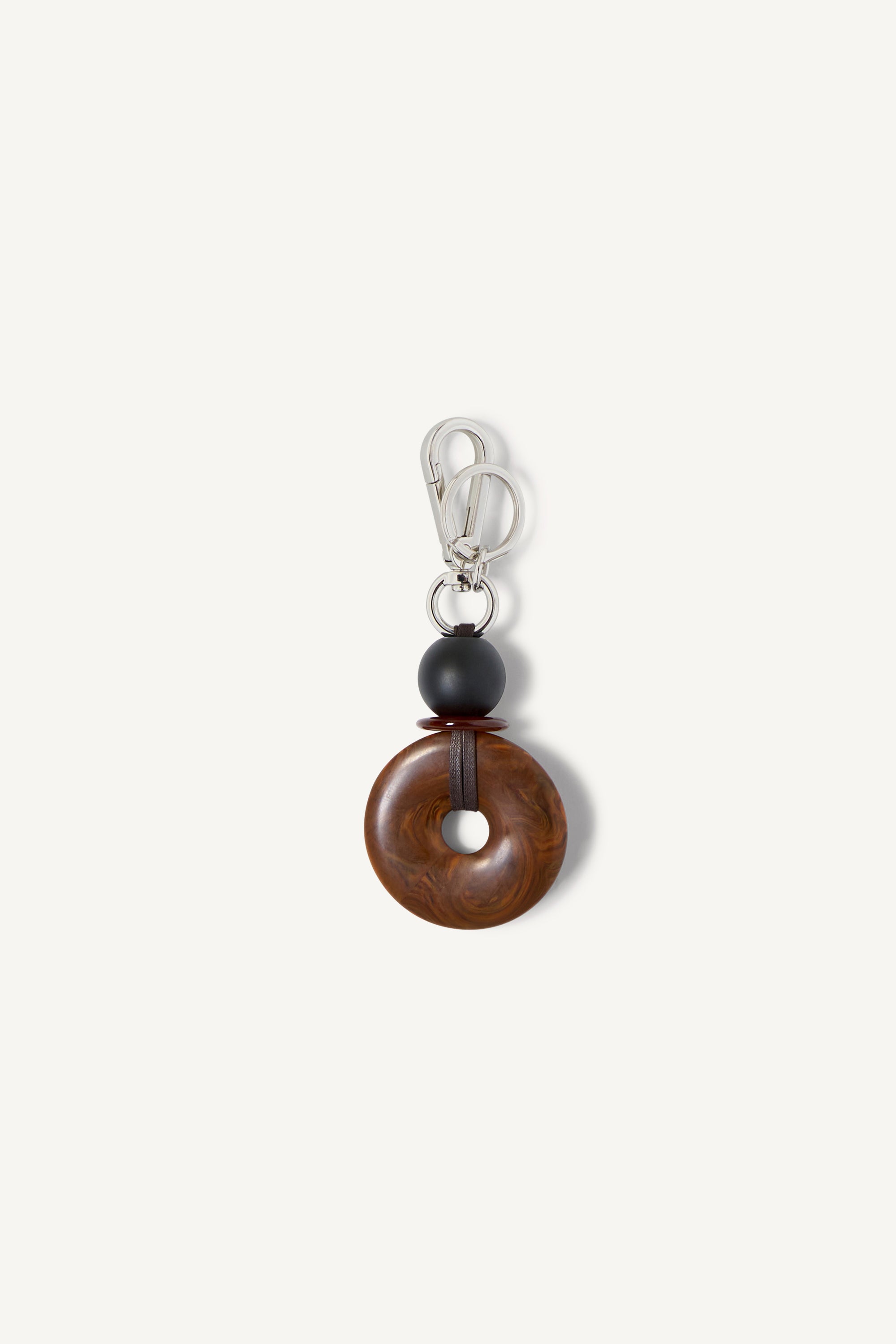Lona Keychain in Wooden Acrylic