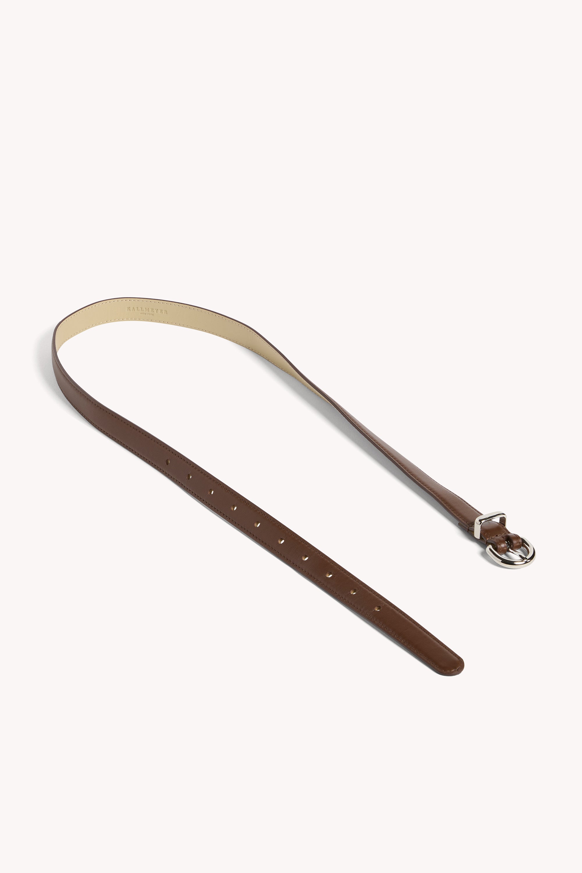 Bea Slim Belt in Leather