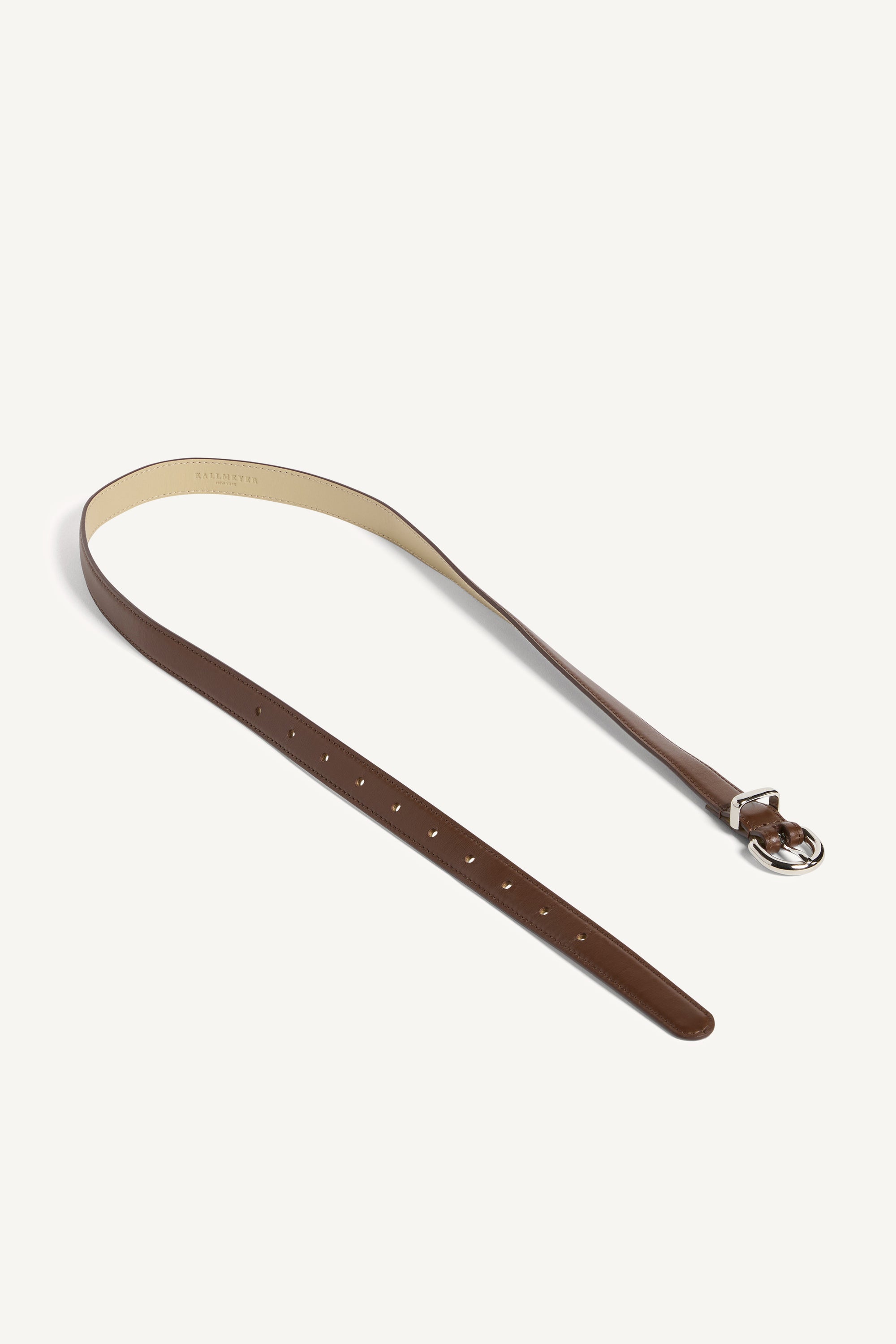Bea Slim Belt in Leather