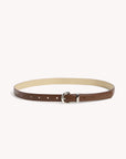 Bea Slim Belt in Leather