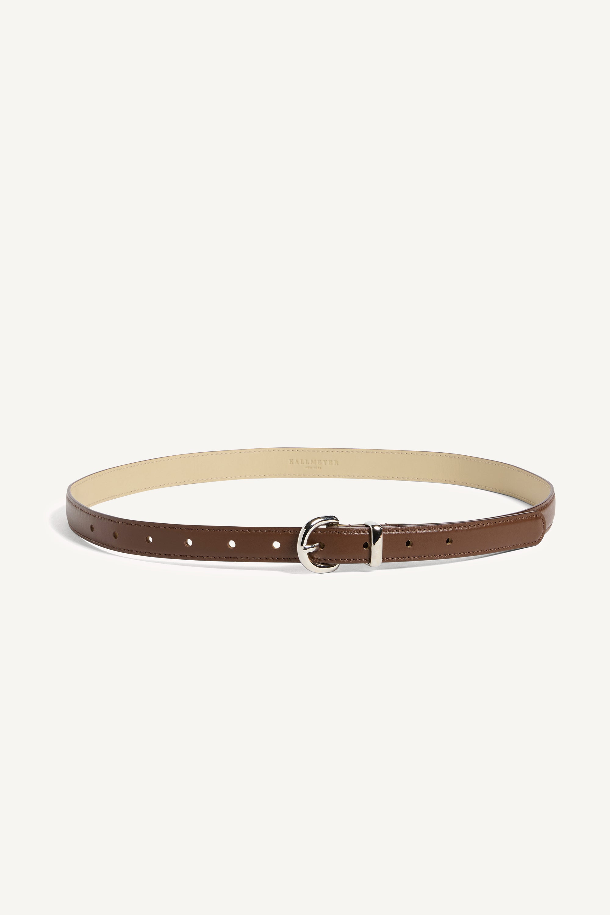 Bea Slim Belt in Leather