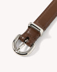 Bea Slim Belt in Leather