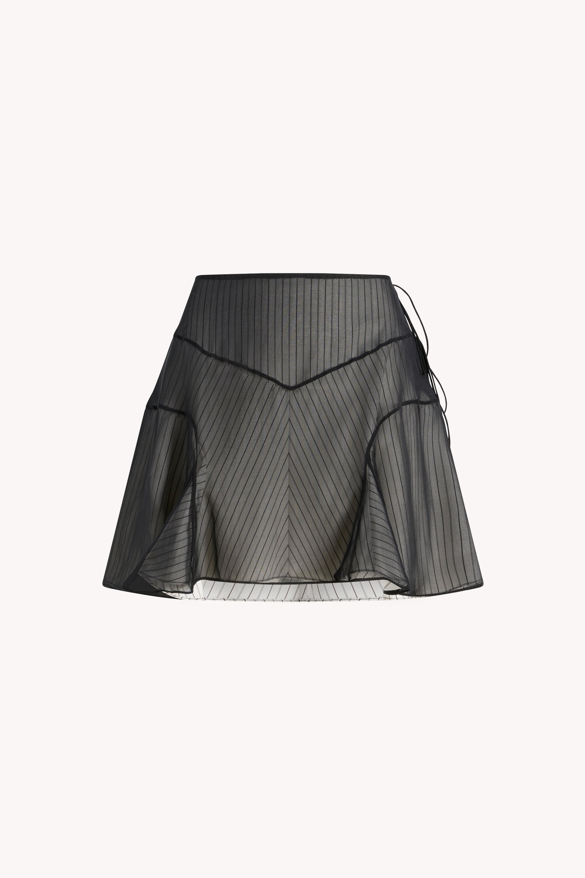 Alyse Mini Skirt in Trapped Poplin