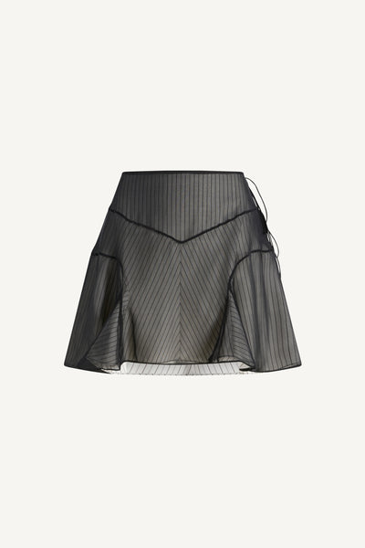 Alyse Mini Skirt in Trapped Poplin – KALLMEYER