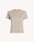 Kenzie T-Shirt in Almond Multi Stripe