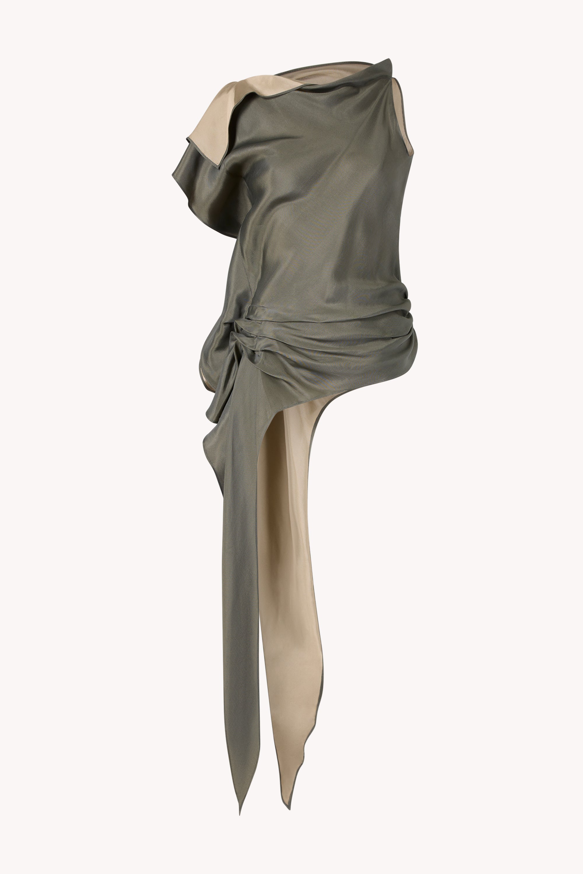 Elif Blouse in Two Tone Viscose