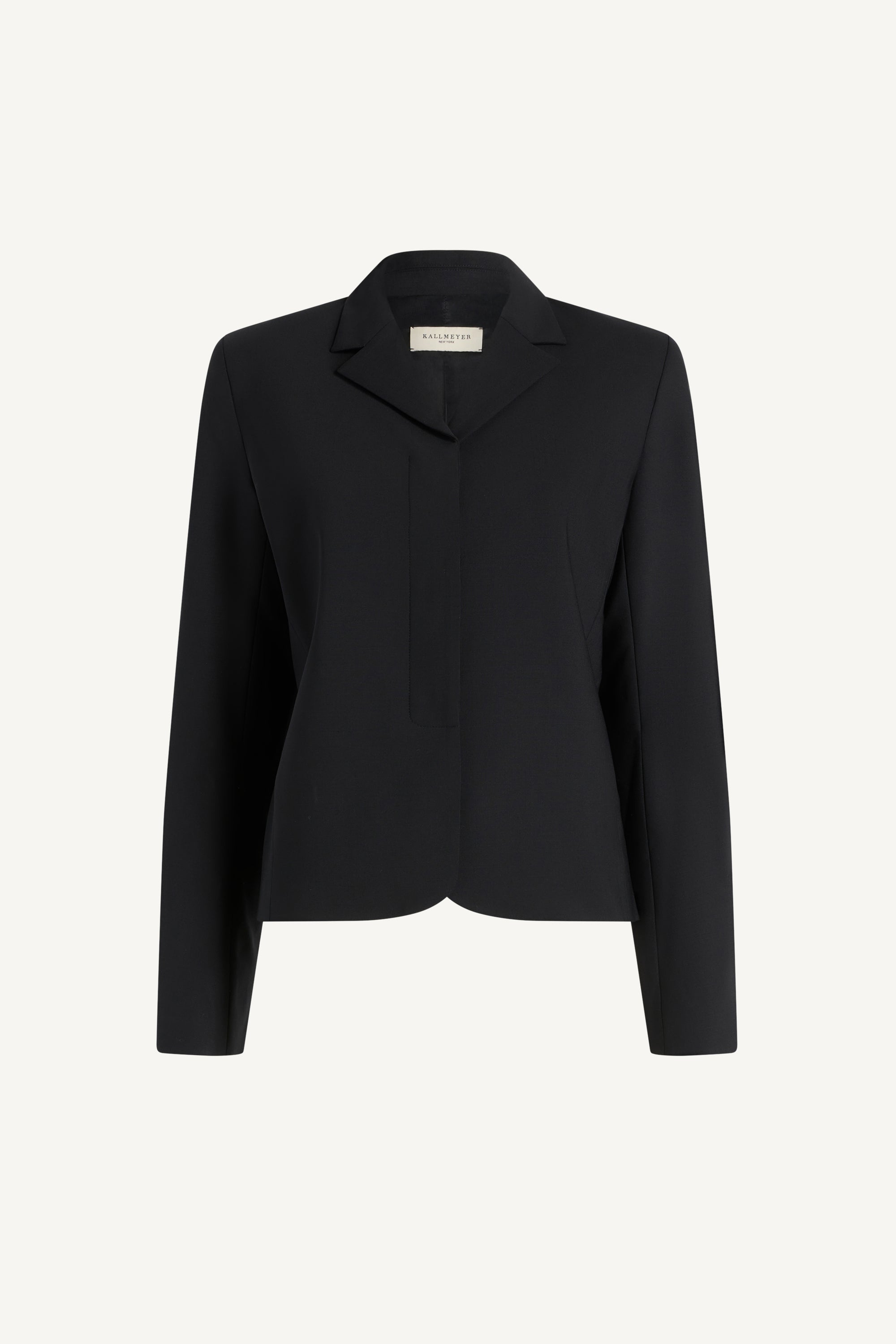 Iman Shrunken Blazer in Tropical Wool