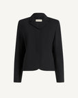 Iman Shrunken Blazer in Tropical Wool