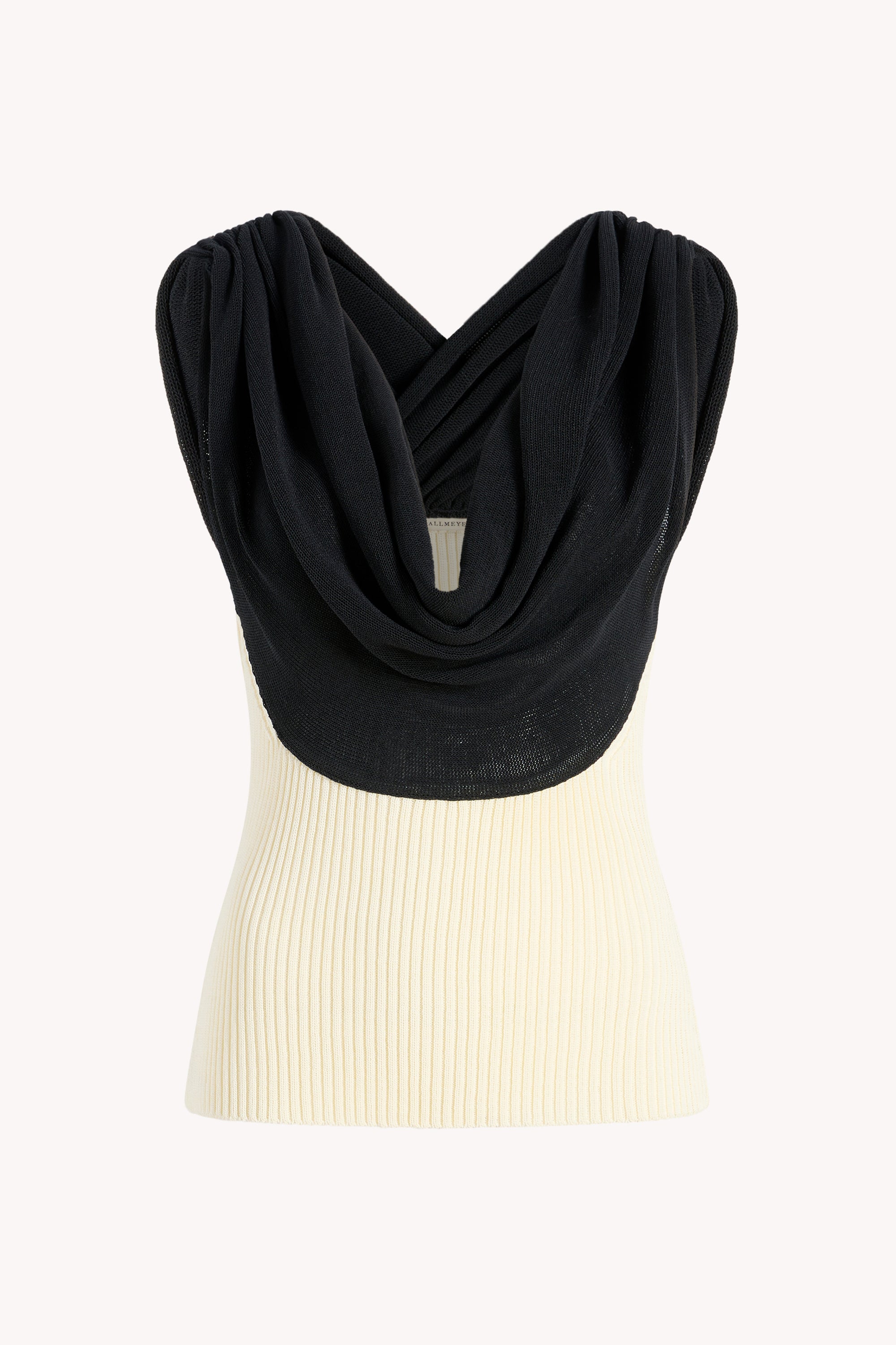 Meeka Cowl Neck Tank in Cotton Nylon