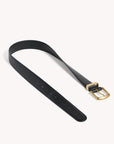 Johnson Belt in Black and Brass