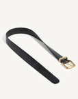 Johnson Belt in Black and Brass