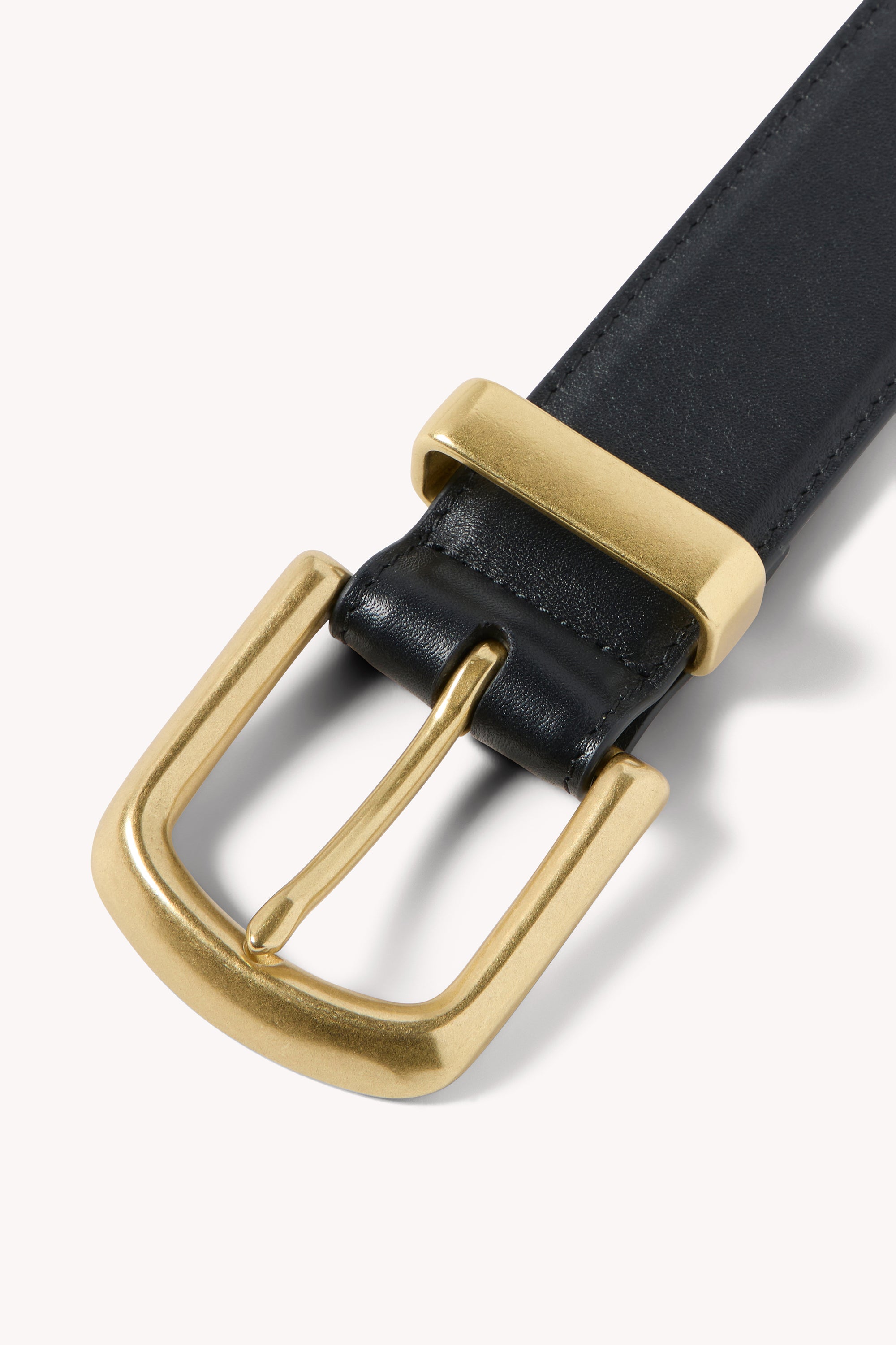 Johnson Belt in Black and Brass