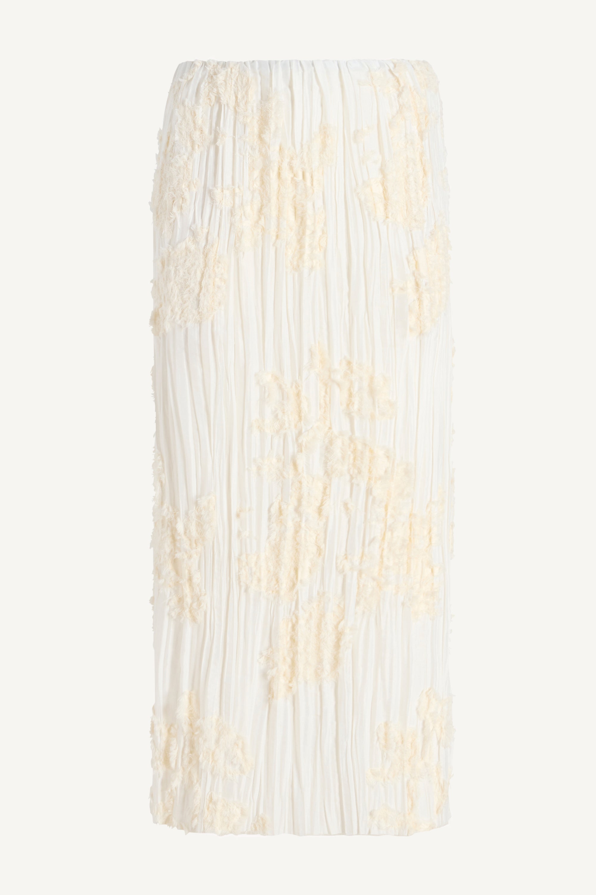 Esse Midi Skirt in Eyelash Plissé