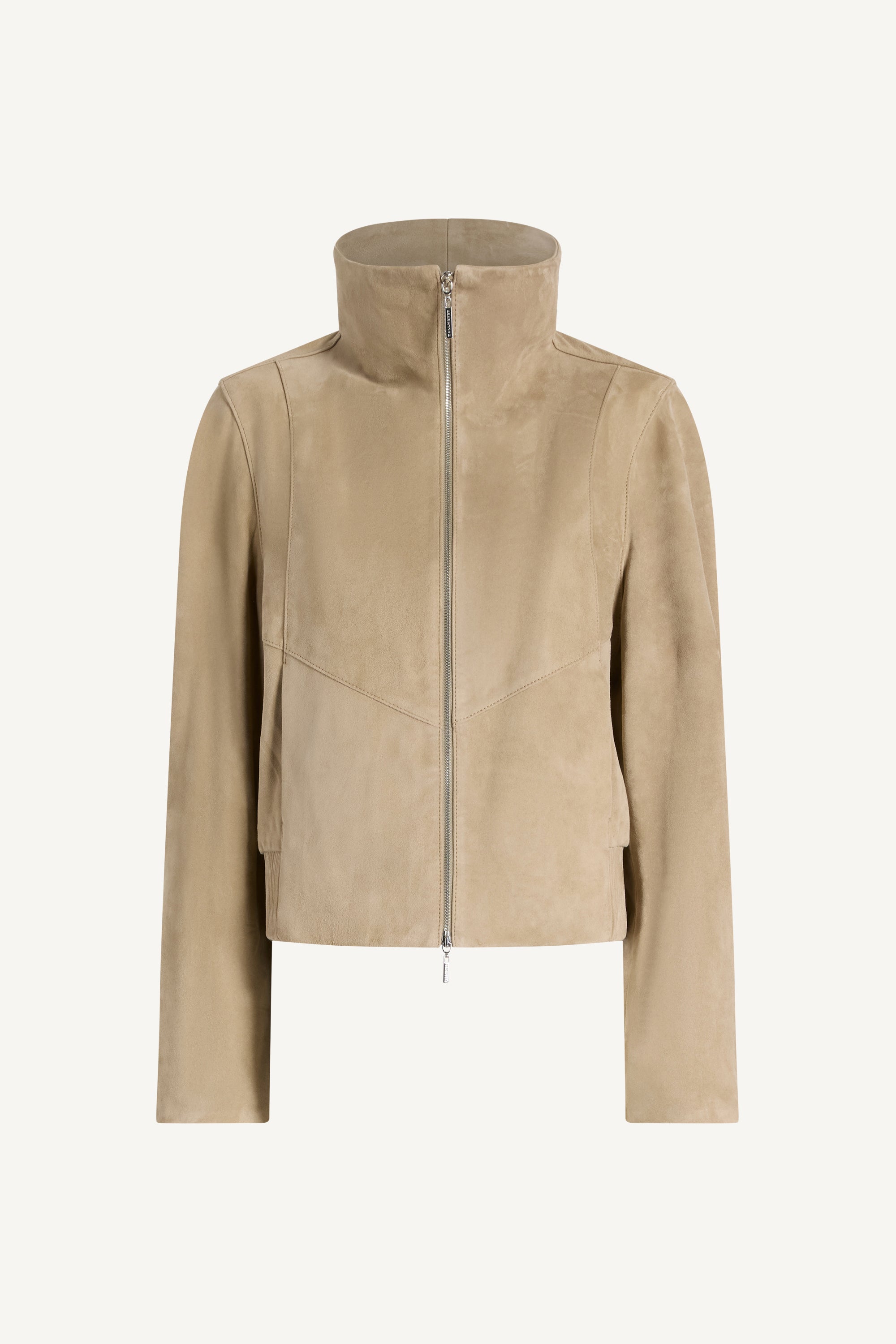 Liam Leather Bomber in Suede