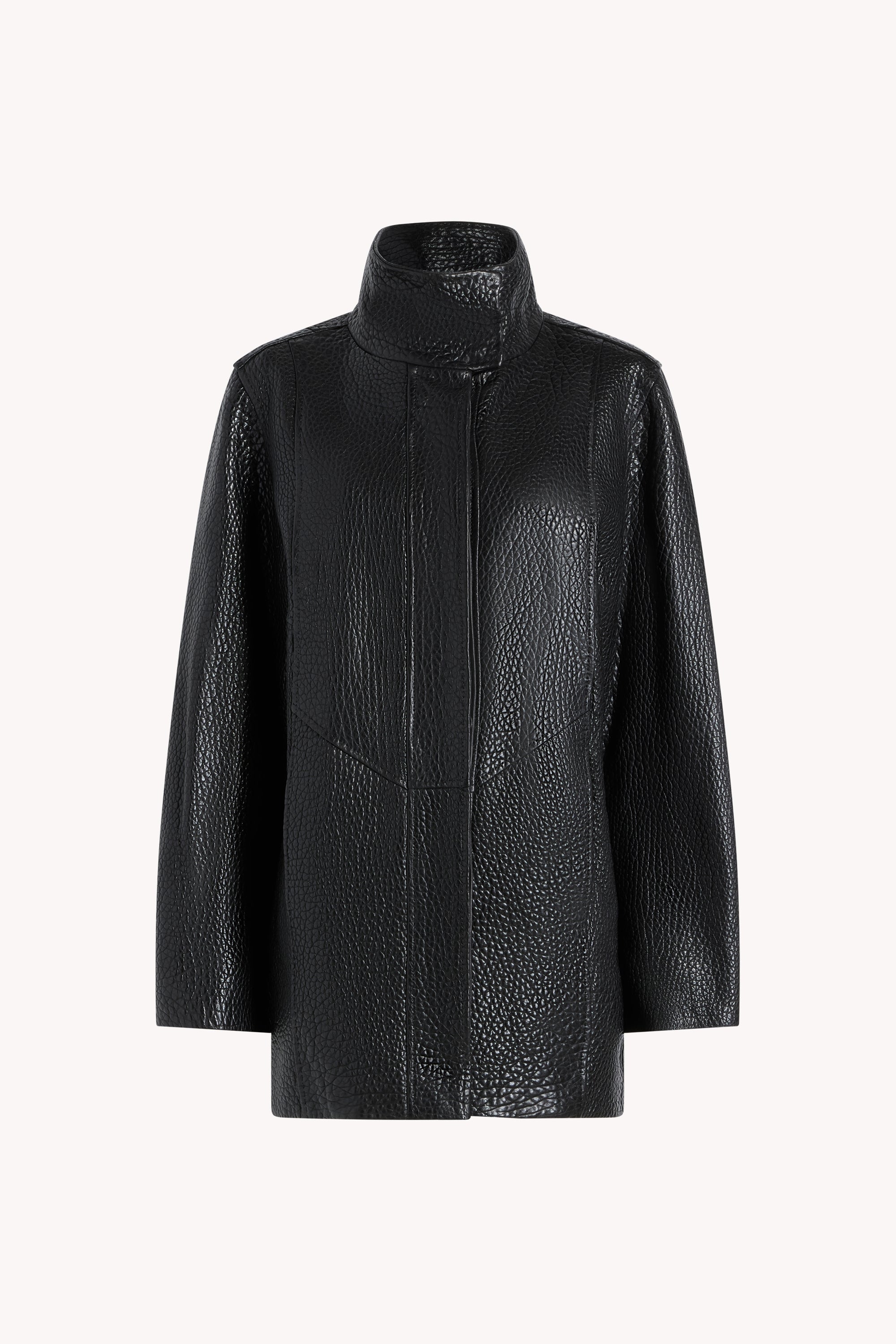 Willow Car Coat in Leather