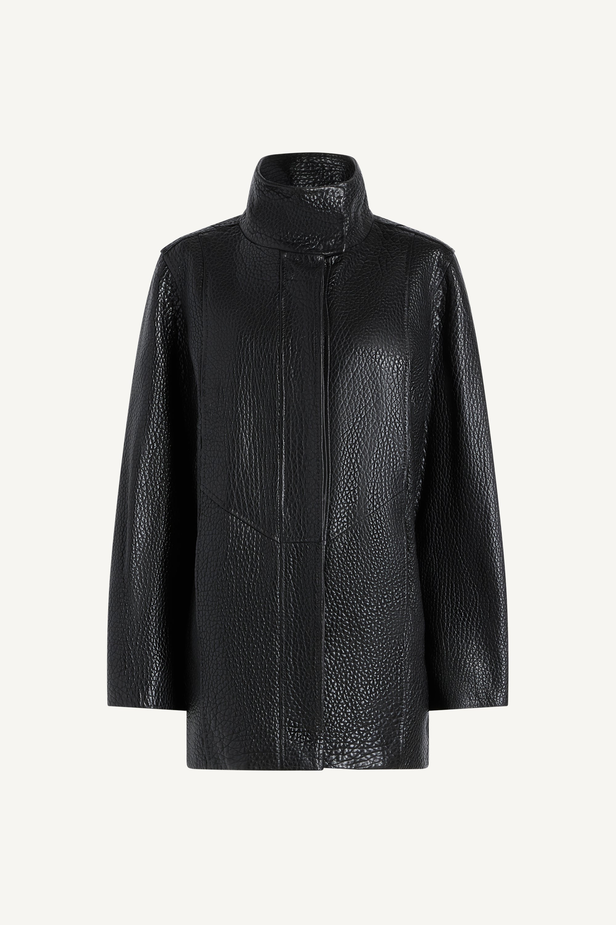 Willow Car Coat in Leather