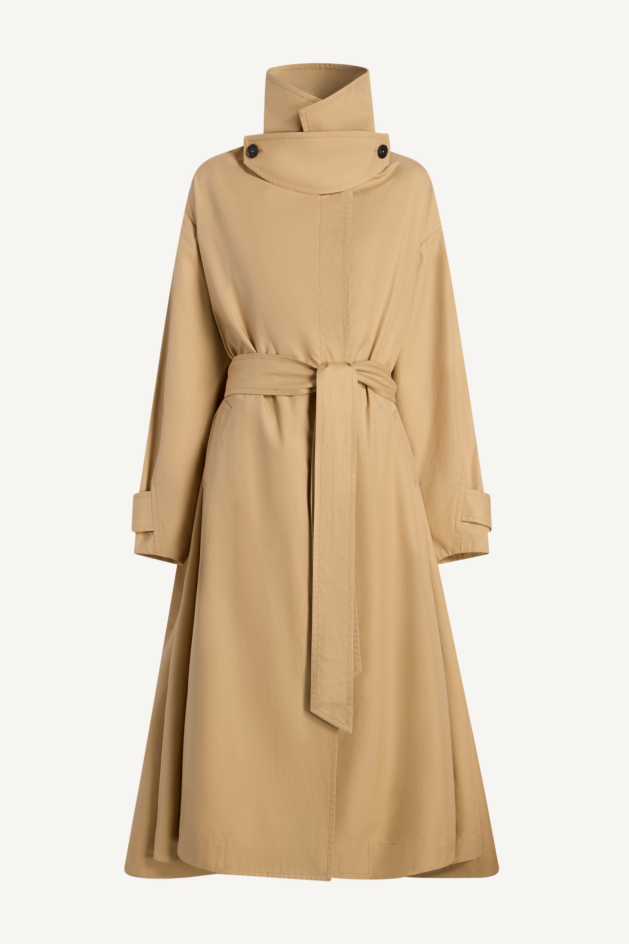 Gabin Trench in Weatherproof Twill