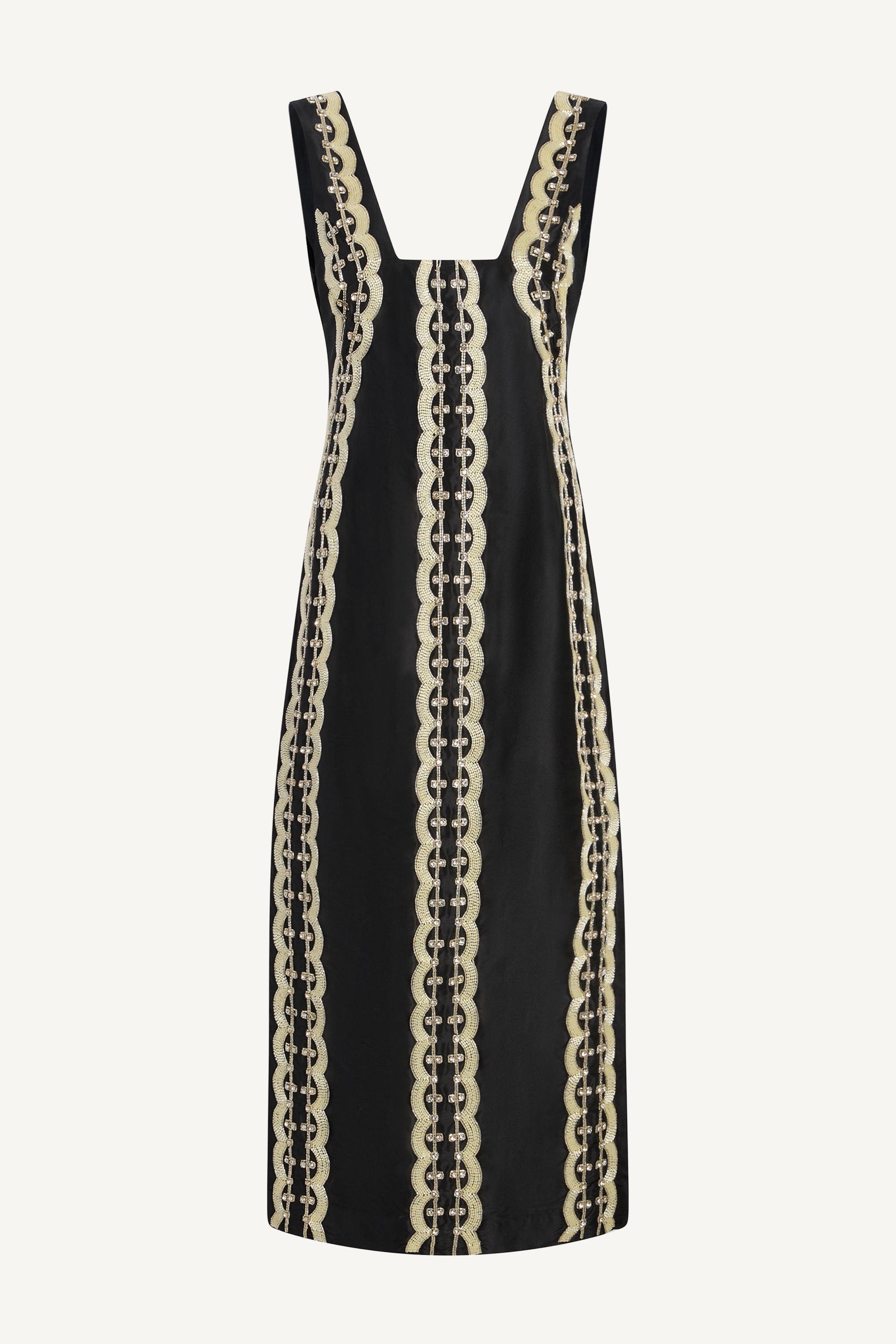 Ivette Dress in Beaded Deco