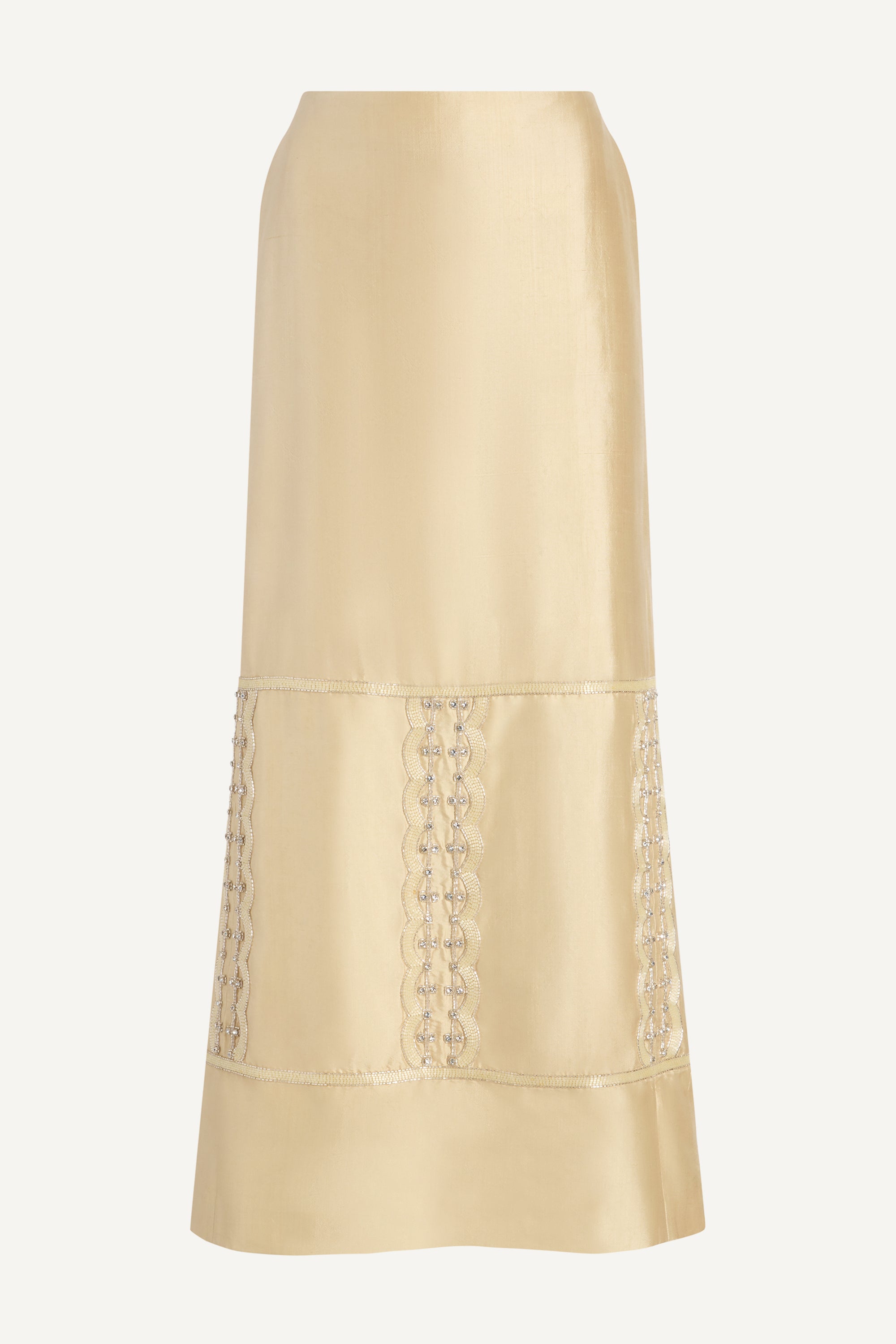Reed Skirt in Beaded Deco