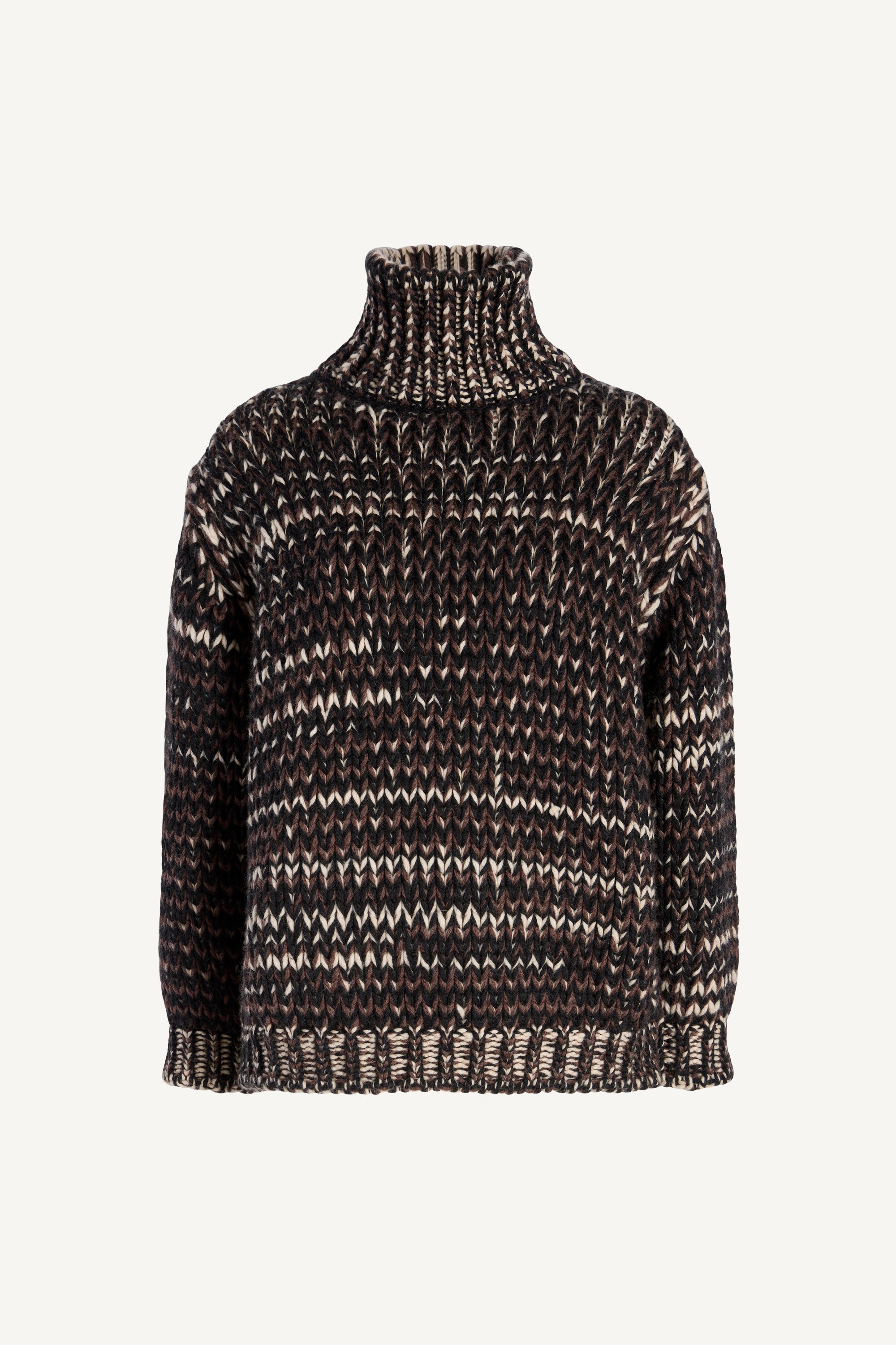 Bruno Funnel Neck in Heavy-Spun Wool