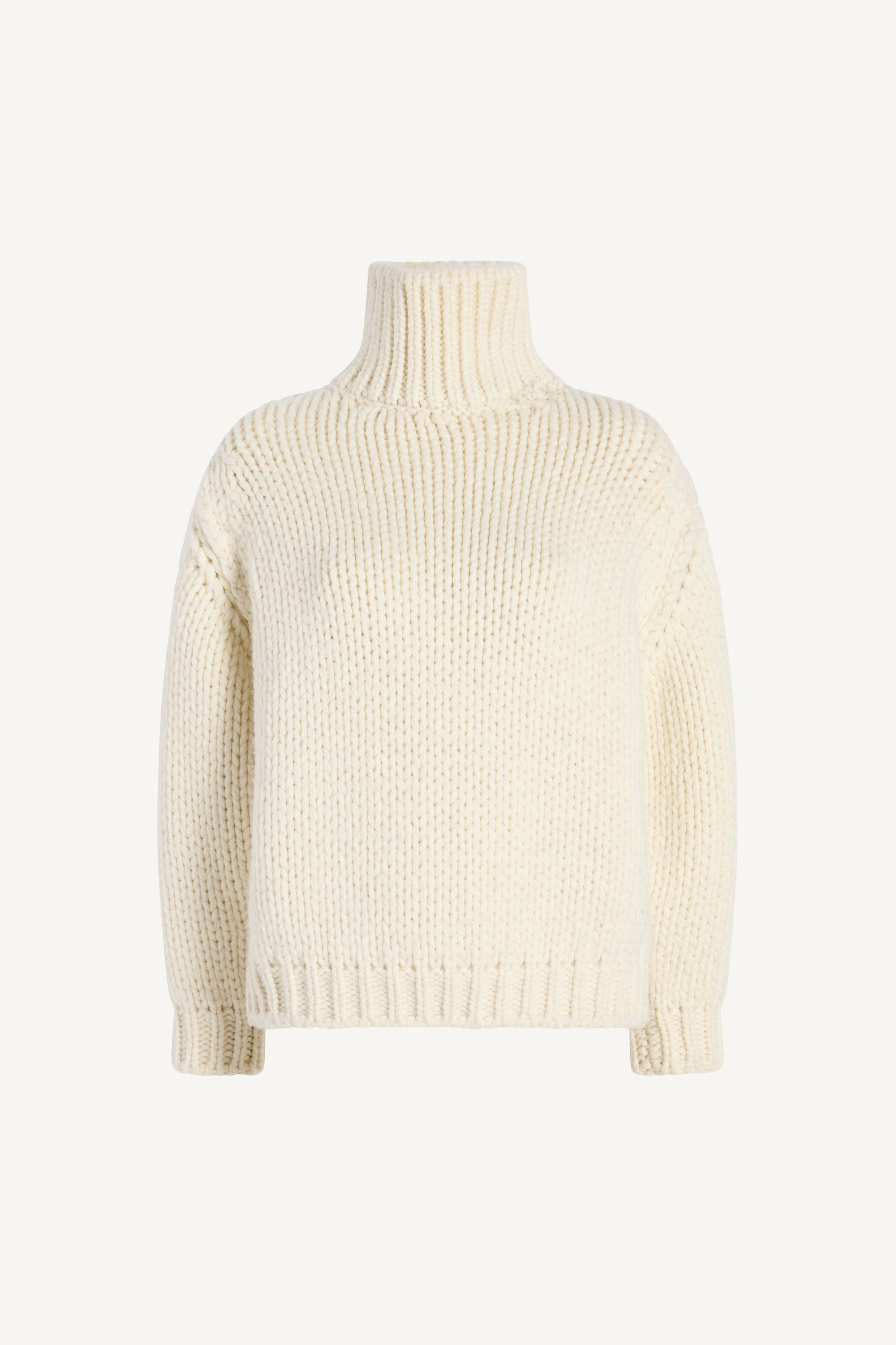 Bruno Funnel Neck in Heavy-Spun Wool