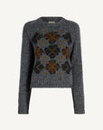 Nina Crewneck in Novelty Argyle