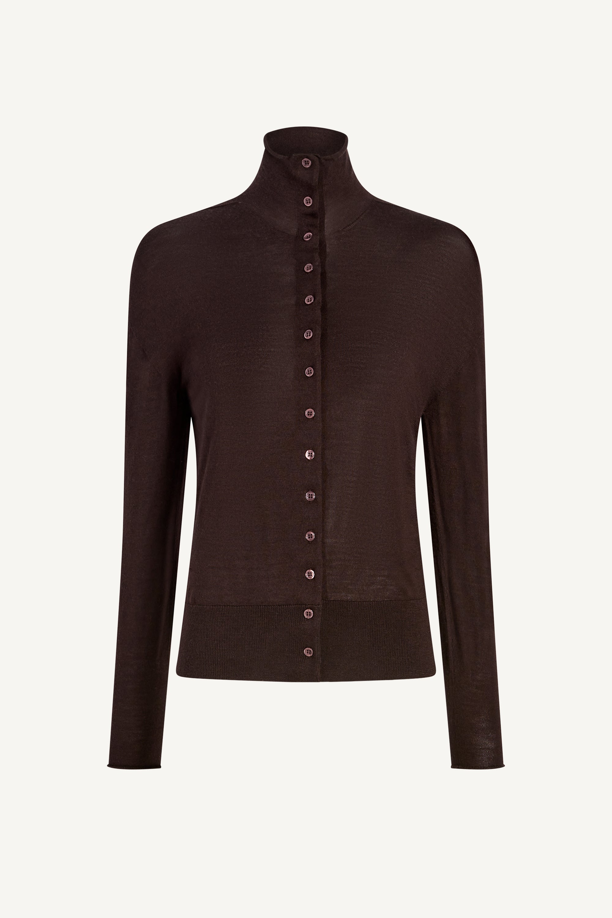 Leona Cardigan in Silk Wool