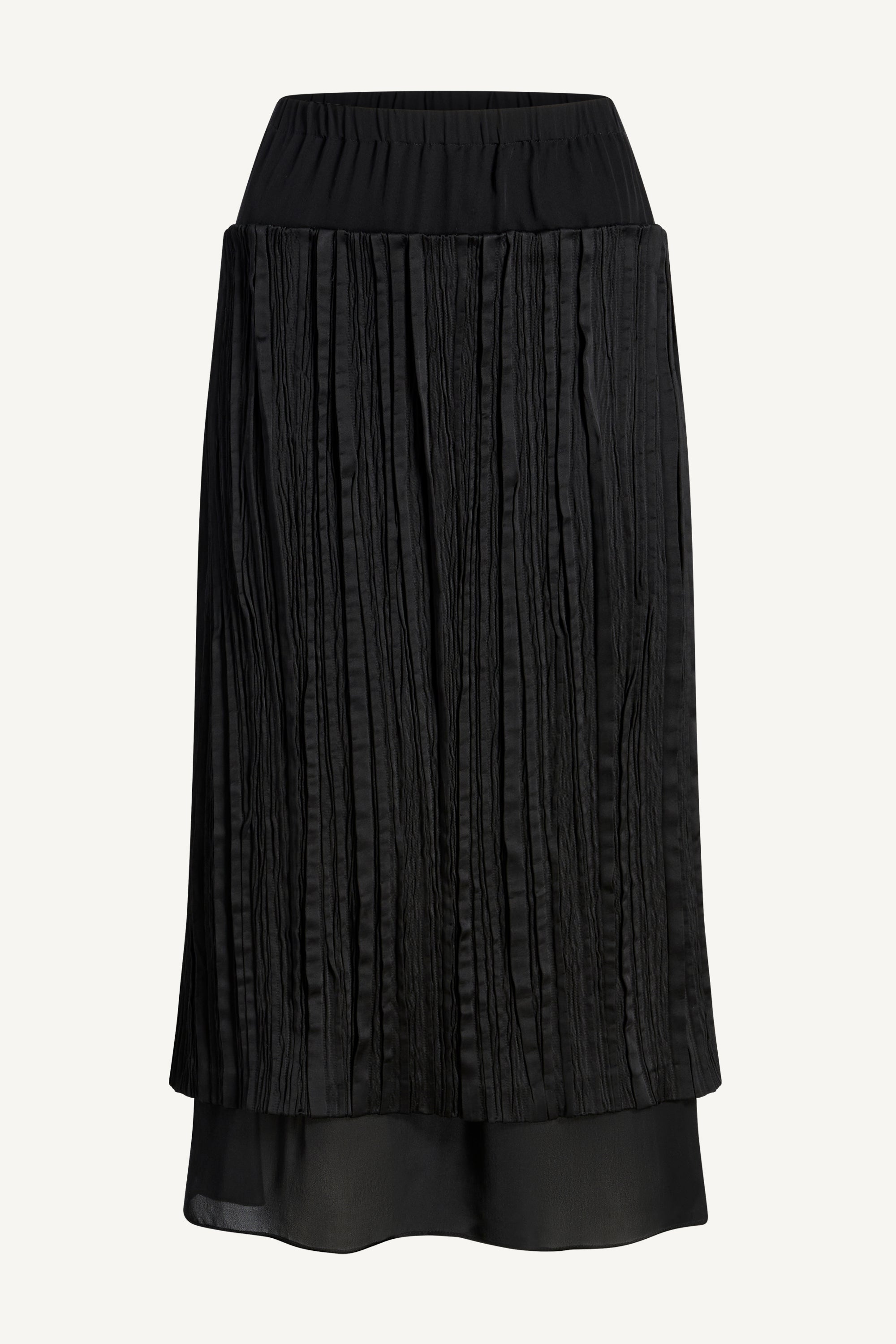 Hurley Skirt in Satin Plisse