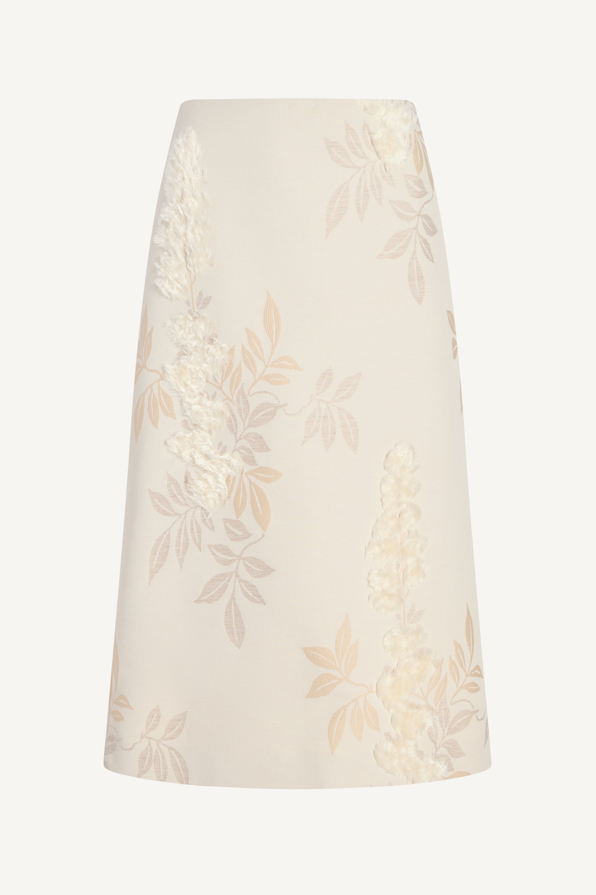 Beck A-line Skirt in Eyelash Jacquard