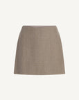Kenna Mini Skirt in Wool Flannel