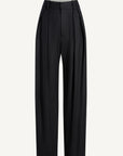 Joel Pleated Trouser in Wool Flannel
