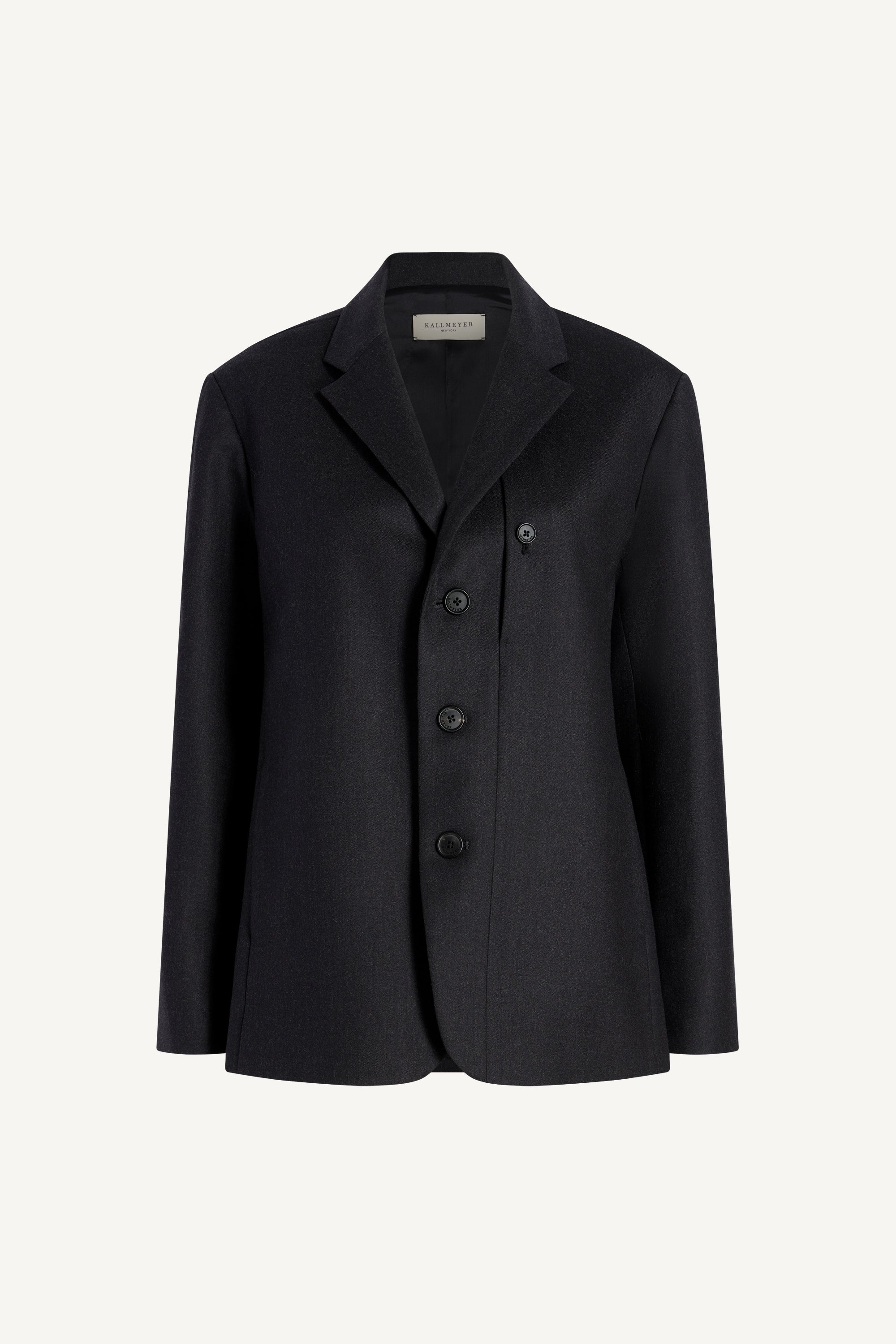 James Jacket in Wool Flannel