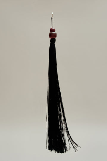 Large Cadenza Tassel in Leather and Acrylic