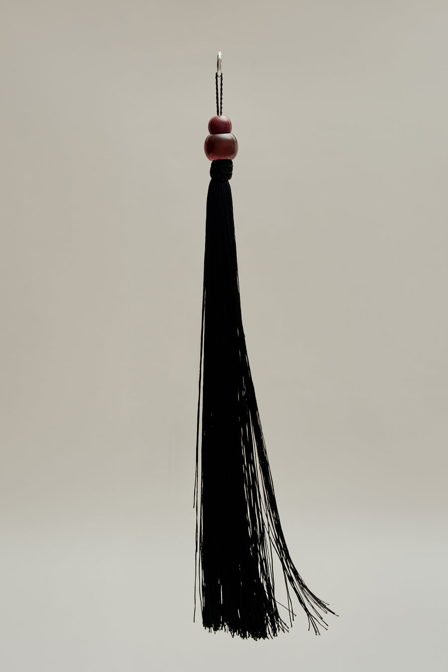 Large Cadenza Tassel in Leather and Acrylic