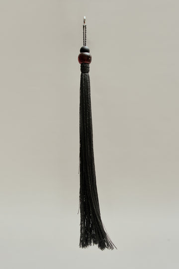 Large Cadenza Tassel in Leather and Acrylic
