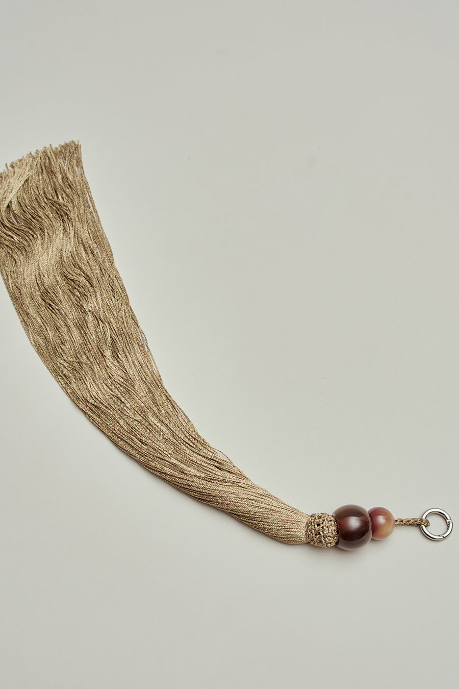 Large Cadenza Tassel in Leather and Acrylic