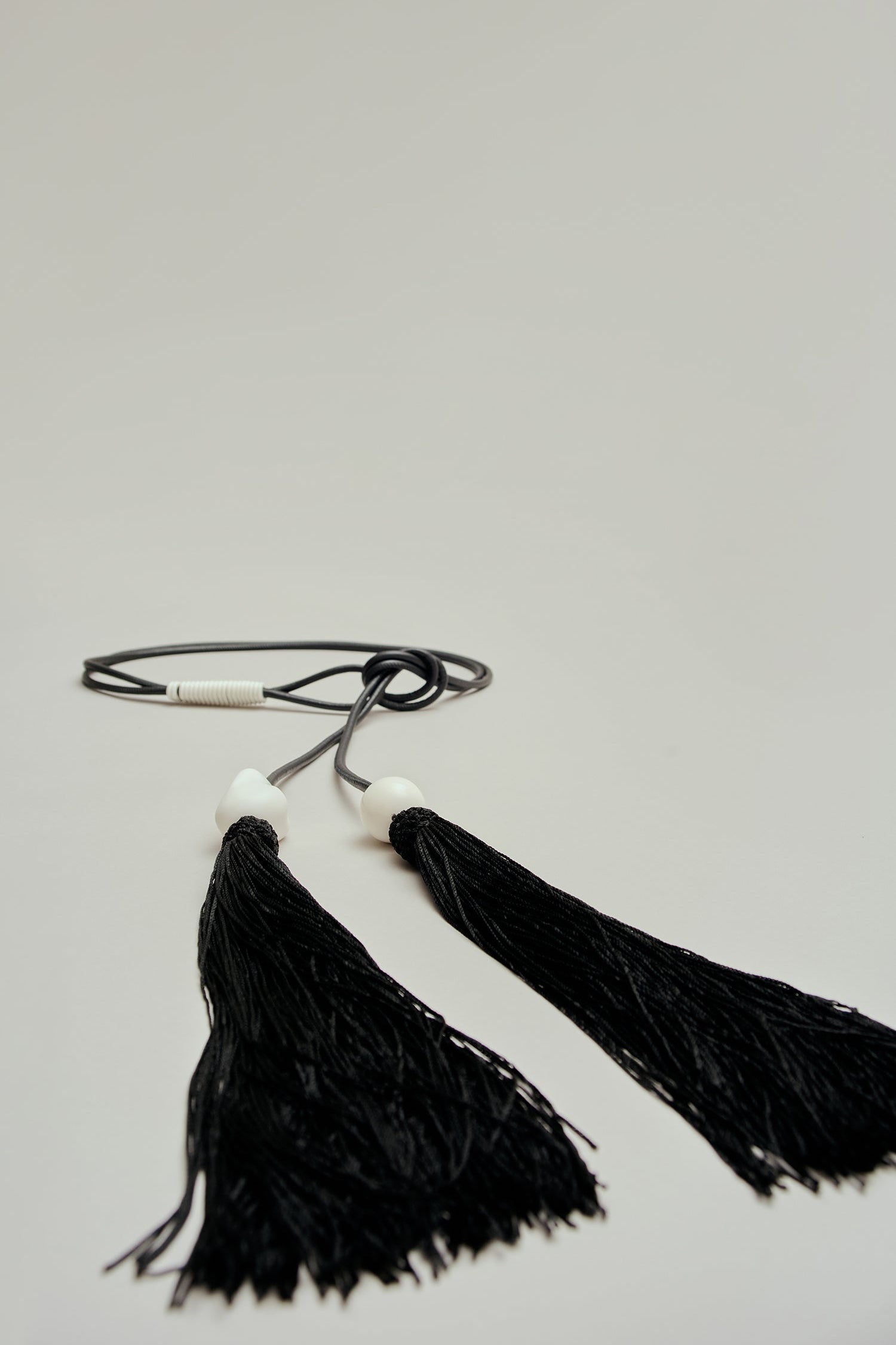 Cordo Double Tassel Belt in Leather