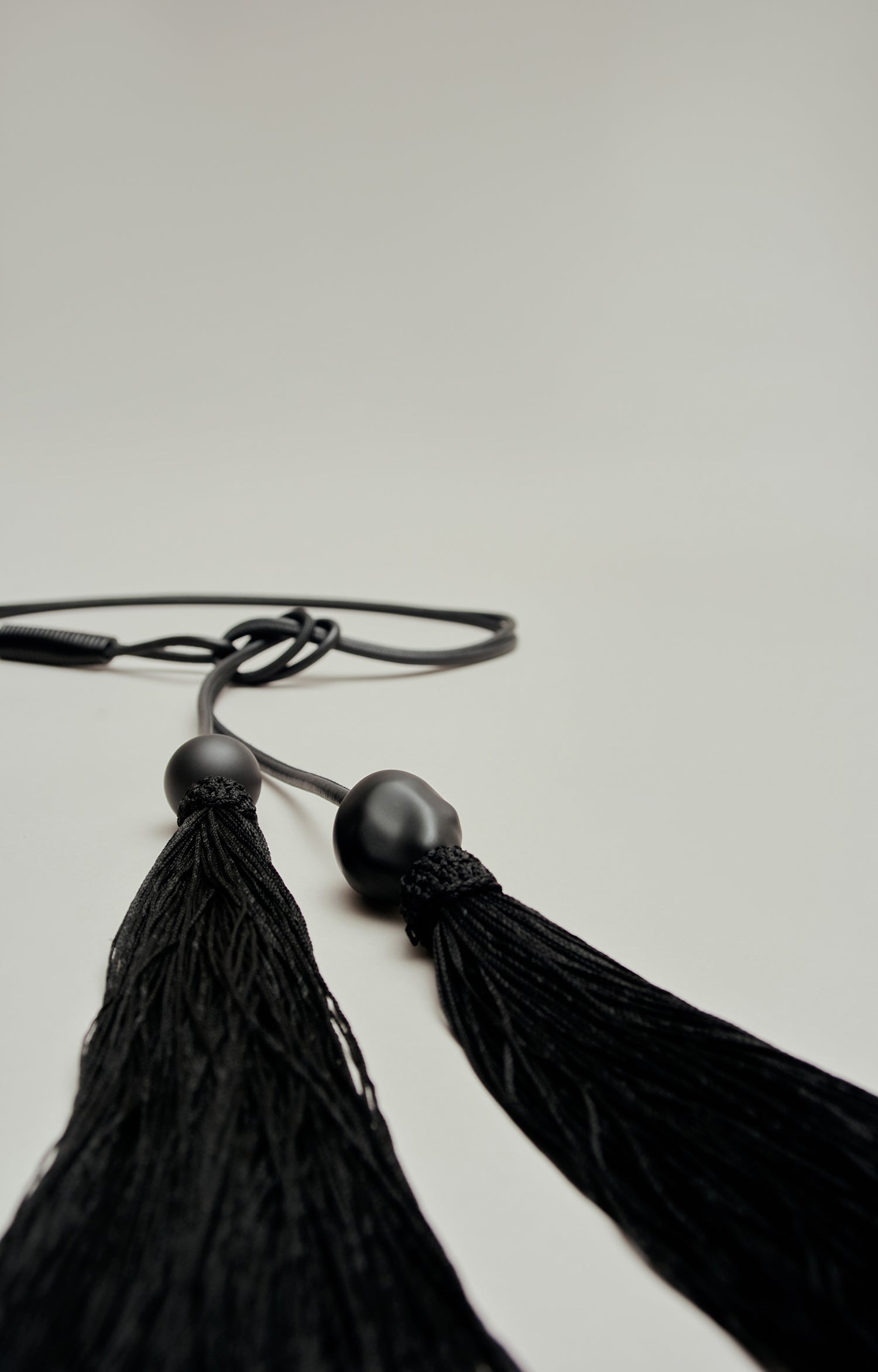 Cordo Double Tassel Belt in Leather