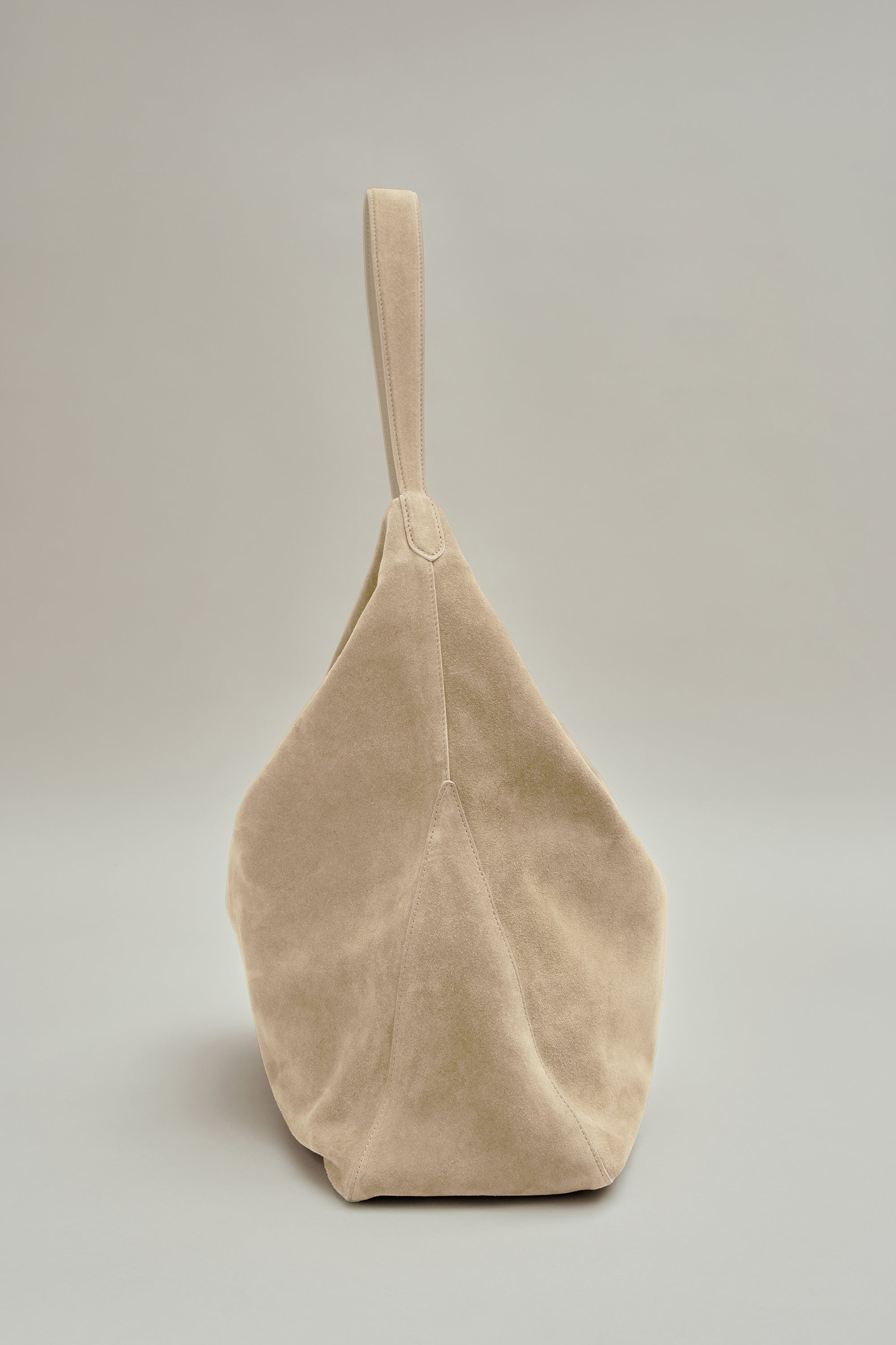 Toulon Slouch Bag in Calf Suede