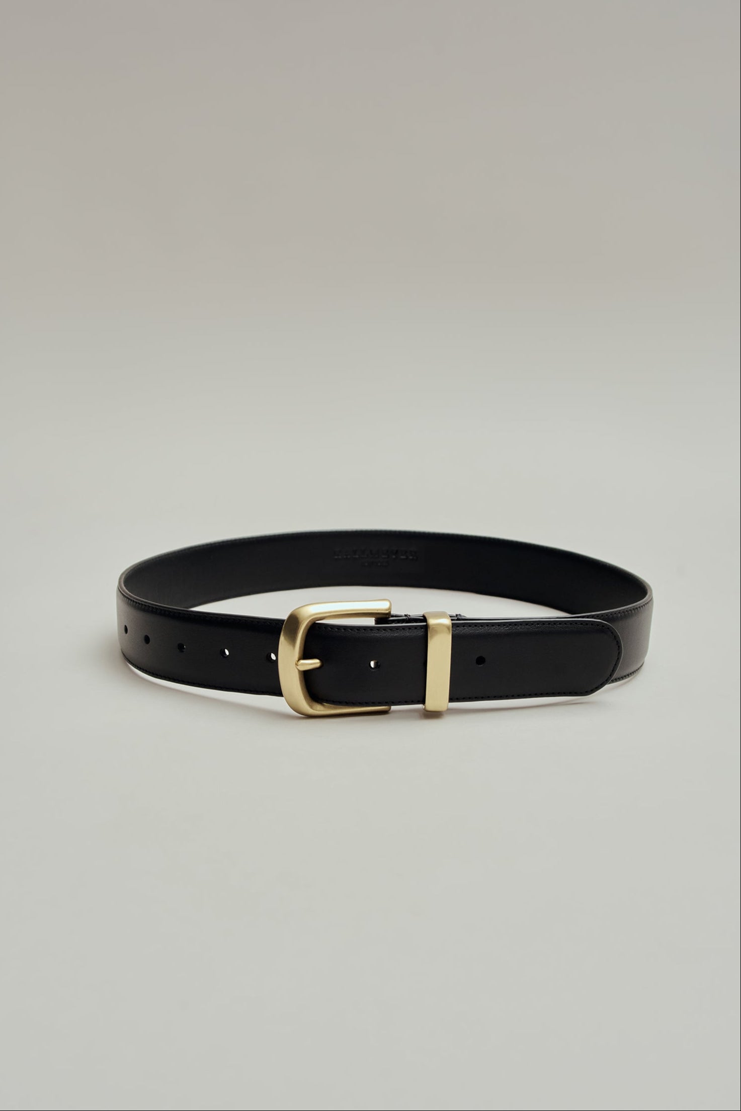 Johnson Belt in Black and Gold