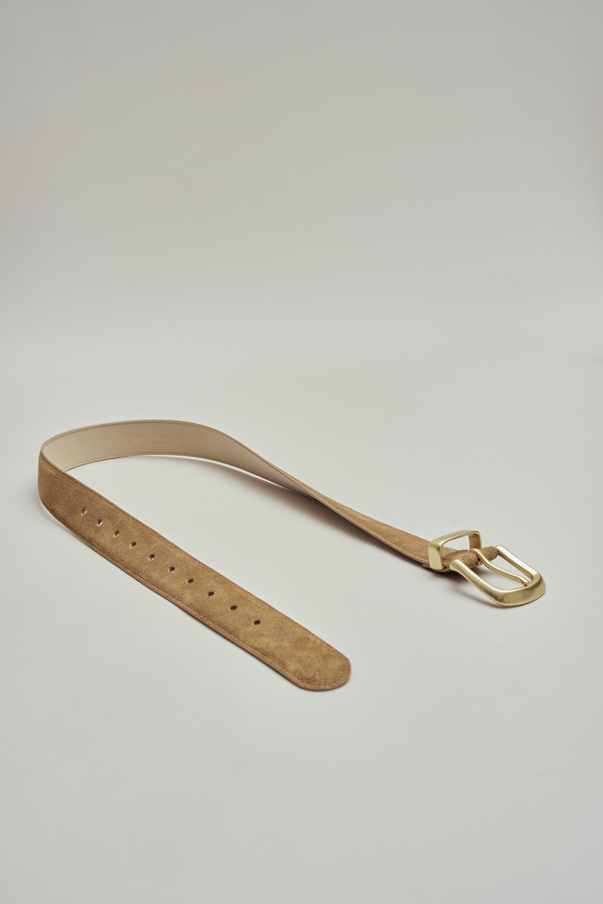 Johnson Belt in Calf Suede