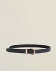 Rainer Wrap Belt in Black Leather