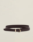 Rainer Wrap Belt in Chocolate Leather