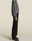 Josie Layered Sweater in Heather Grey Cashmere Wool Blend