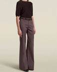 Athena Flare Pant in Concord Summer Mikado