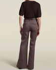 Athena Flare Pant in Concord Summer Mikado