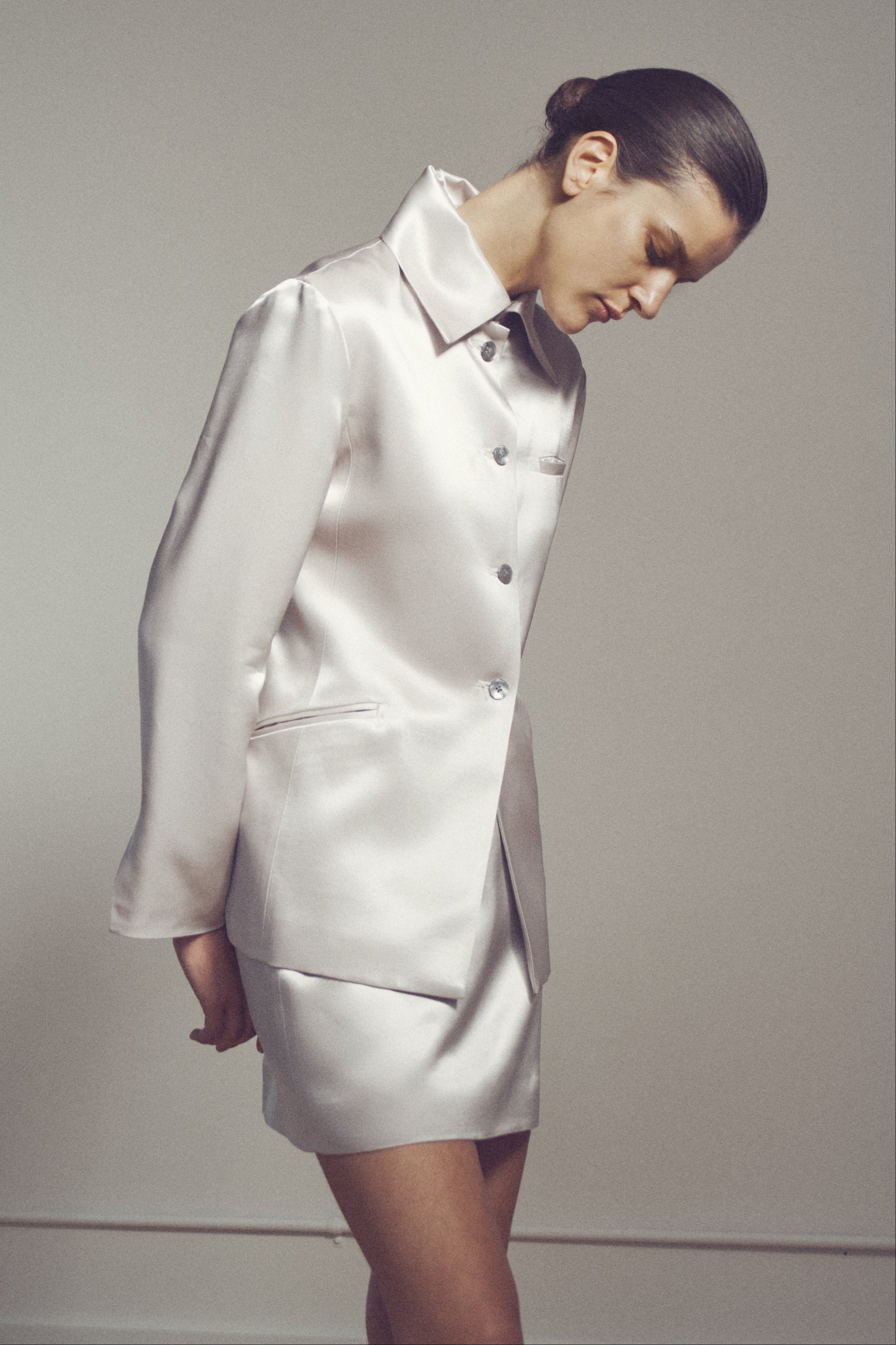 Luca Blazer in Liquid Twill