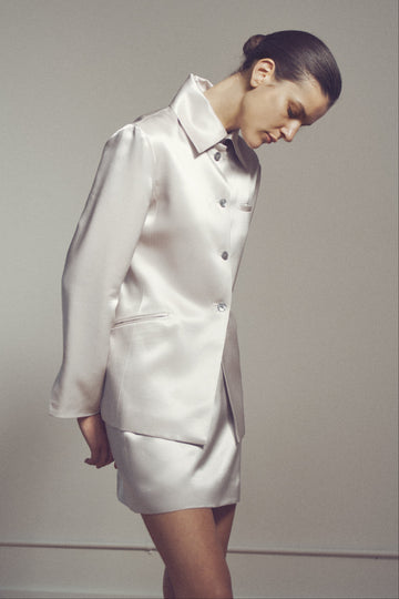 Luca Blazer in Liquid Twill