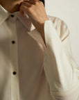 Belgian Button Up in Ivory