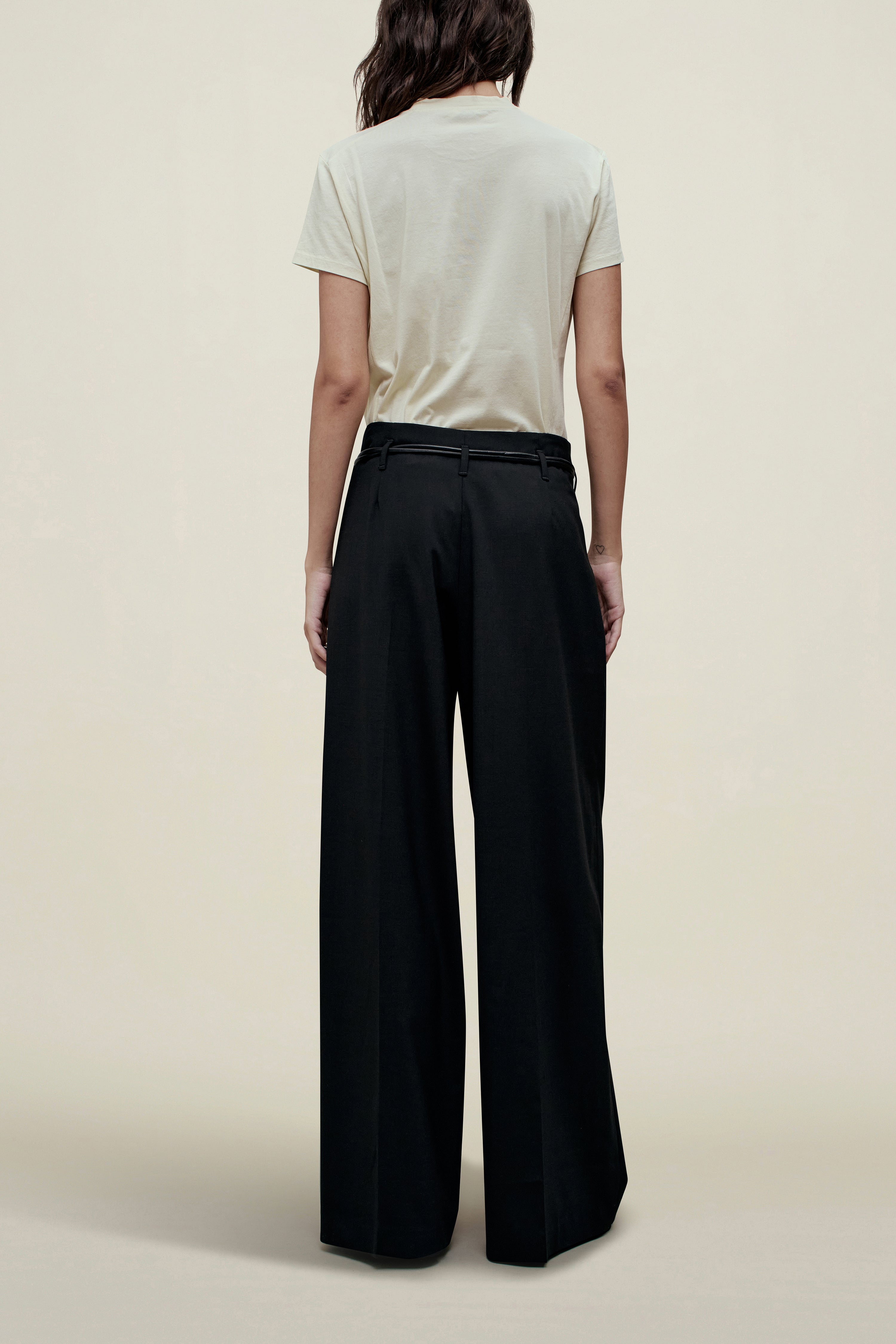 Percie Trouser in Paperweight Wool